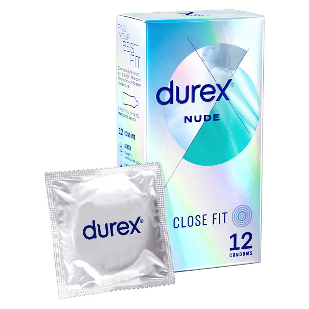 Durex Nude Close Fit Condoms - 12 Pack GOODS Boots   