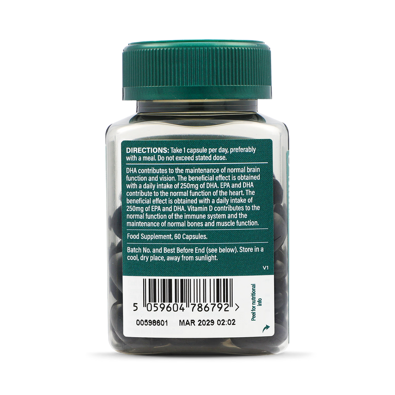 Holland Barrett cod liver 60 capsules, UK version