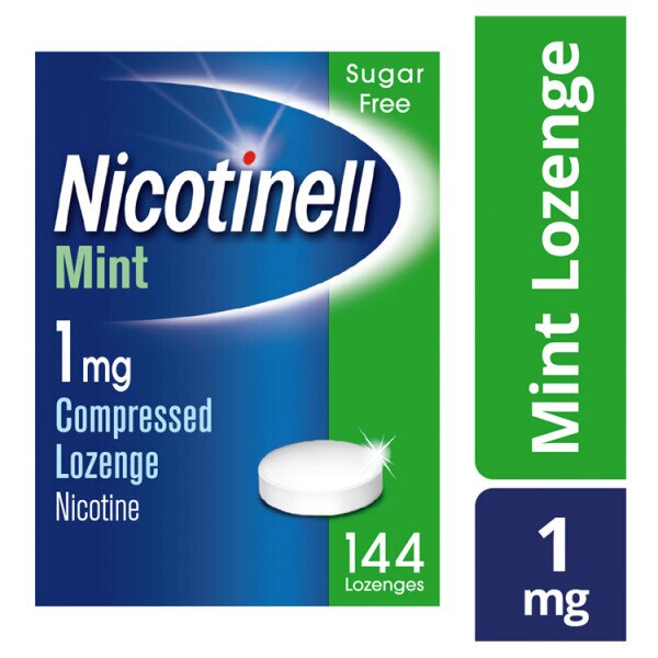 Nicotinell Nicotine Lozenge Stop Smoking Aid 1 mg Mint 144s GOODS Superdrug   