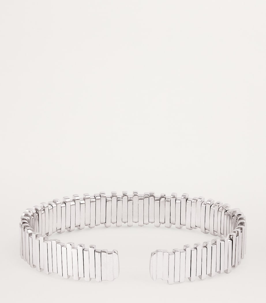 Suzanne Kalan white gold diamond bangle 15.5cm (British brand)