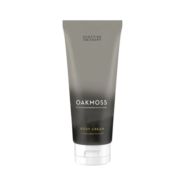 Scottish Fine Soaps Oakmoss Body Cream 200ml (British brand)