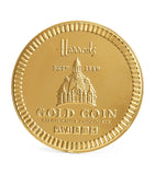 Harrods milk chocolate gold coin 125g, UK version