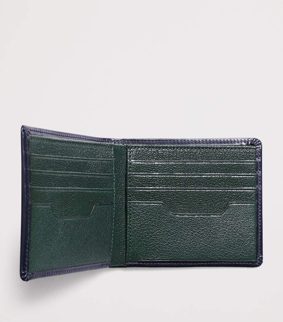 Swaine Italian leather bifold wallet, UK version