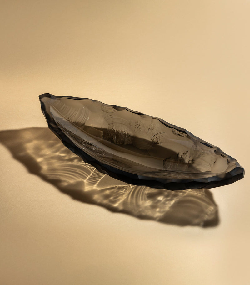 Lalique Medium Crystal Silex Bowl 46cm, UK version