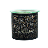 Aroma 3-in-1 wax melt burner black leaves, UK version