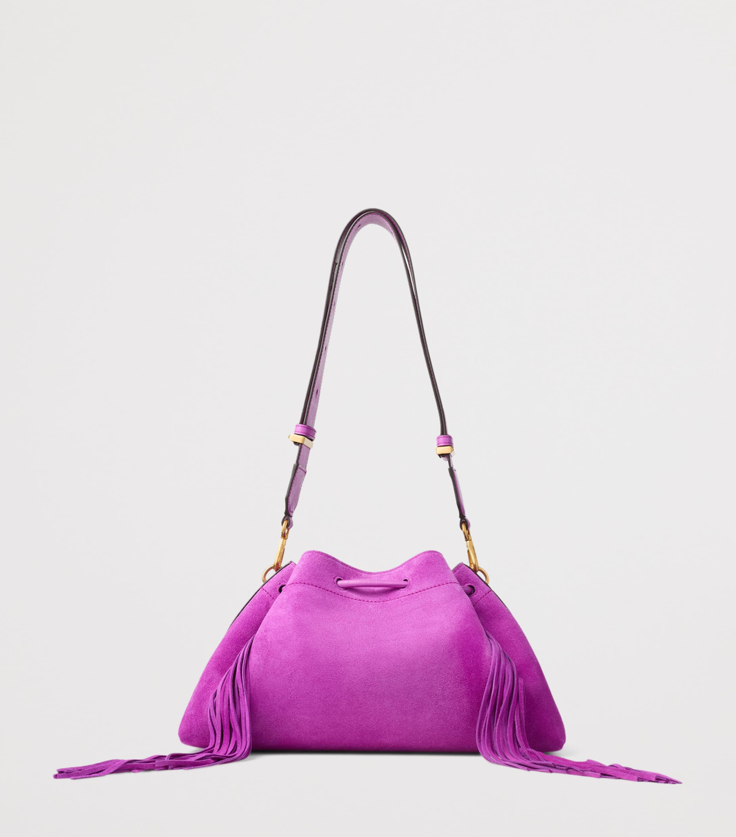 Jimmy Choo medium cinch suede bucket bag (British brand)