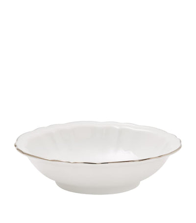 Harrods GINORI 1735 Corona Platino Fruit Bowl (14.5cm)- Buy online at McGrocer