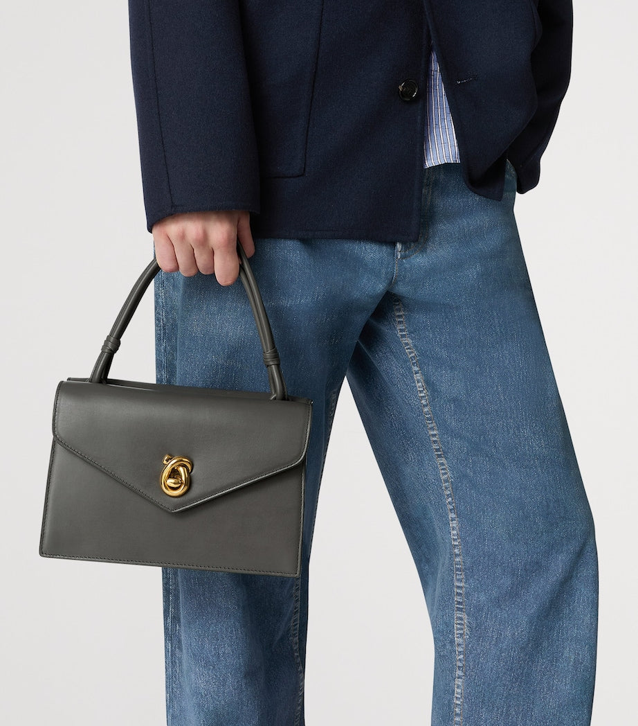 Bottega Veneta Nodo Piano top-handle bag, calfskin leather, UK version