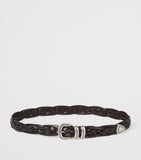 Brunello Cucinelli woven calfskin belt (British brand)