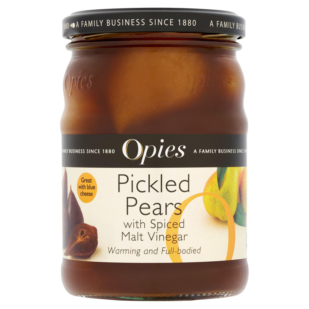 Opies Pickled Pears with Spiced Malt Vinegar 390g