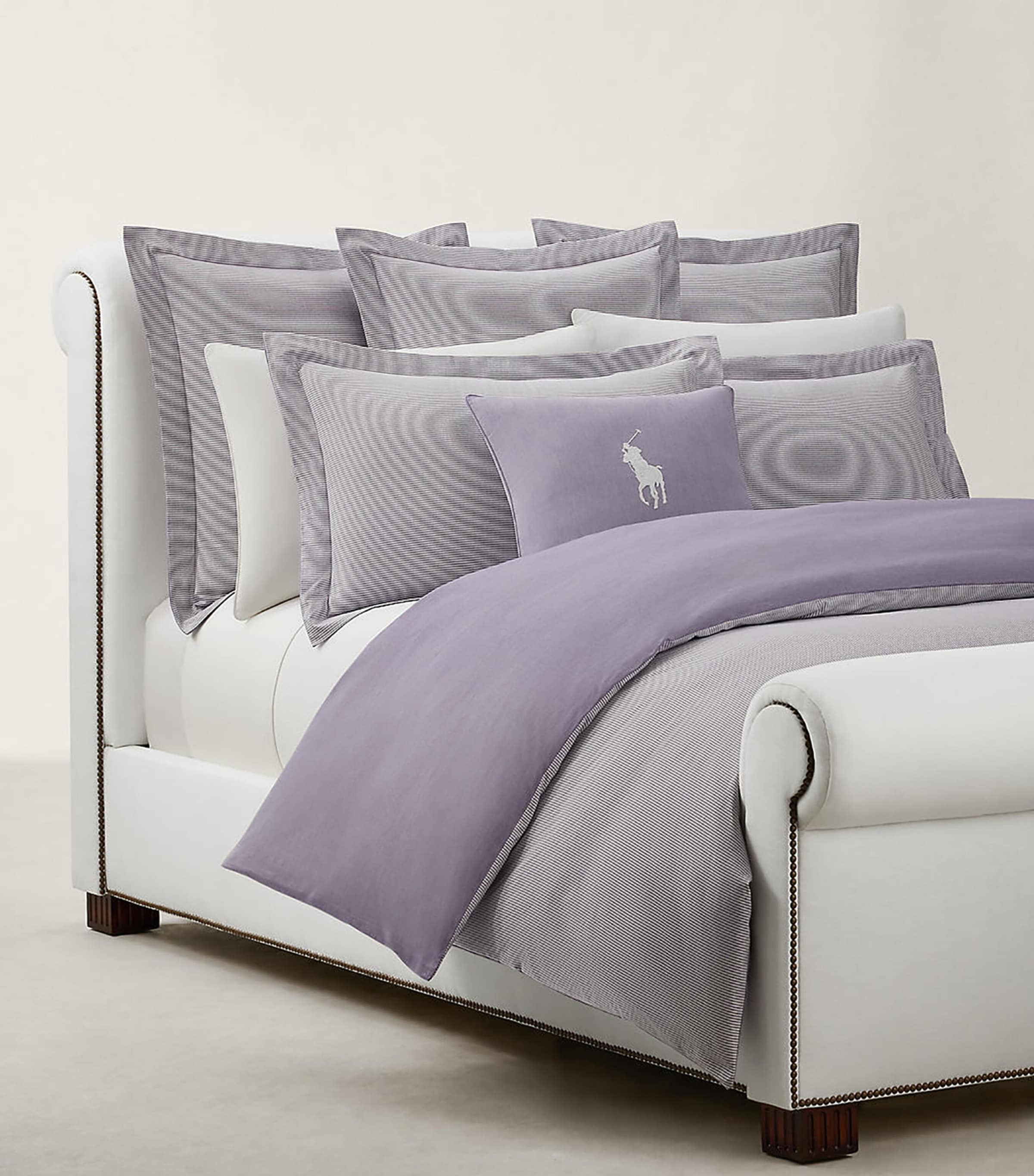 Ralph Lauren Oxford Chalet double flat sheet 240cm x 280cm, imported from the UK