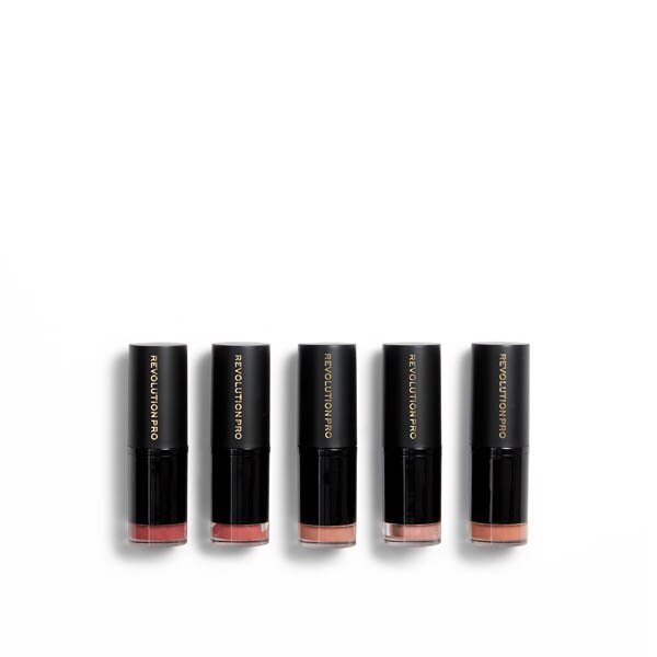 Revolution Pro Lipstick Collection Blushed Nudes GOODS Superdrug   