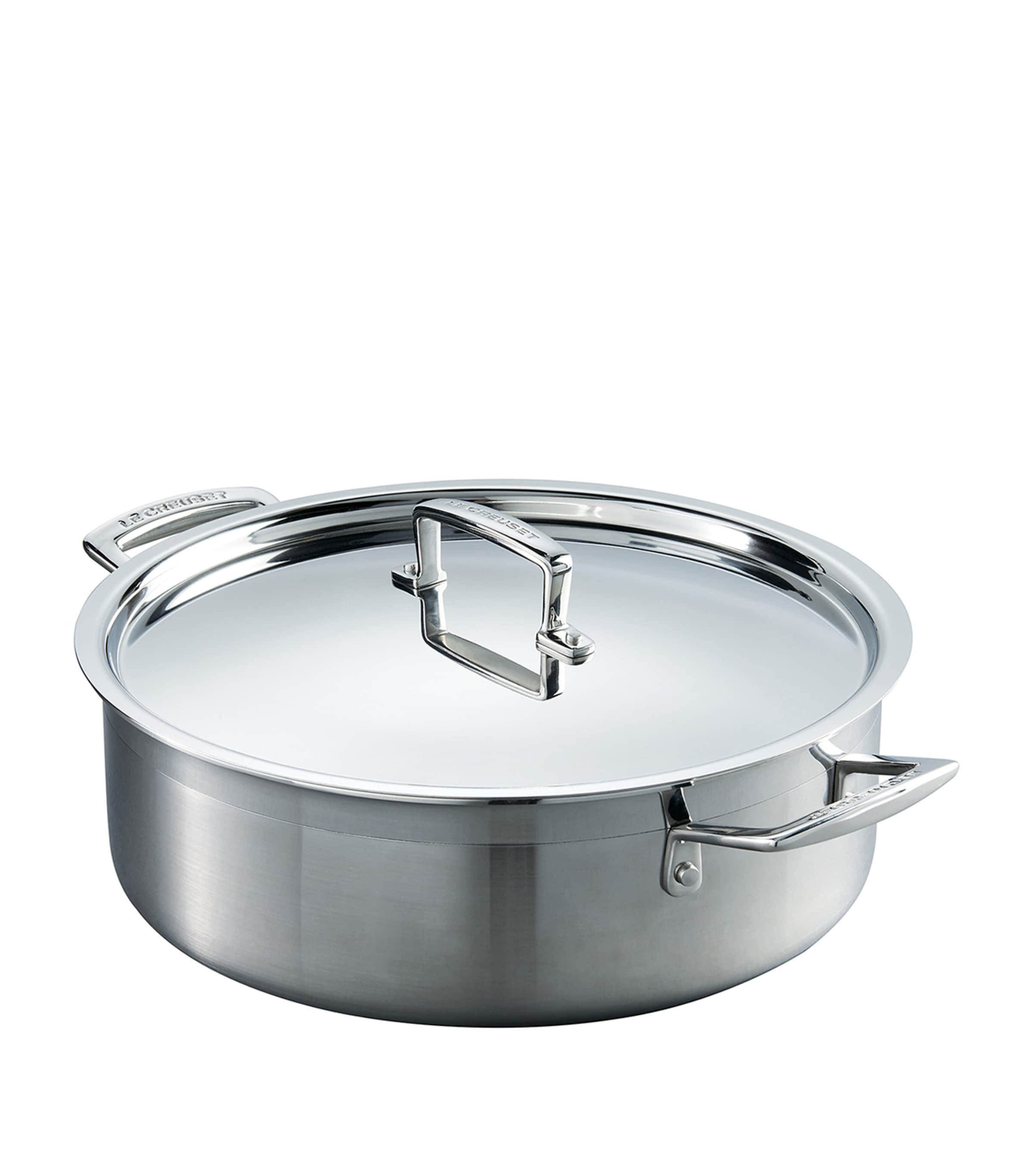 Le Creuset 3-ply stainless steel sauté pan 28cm, UK version