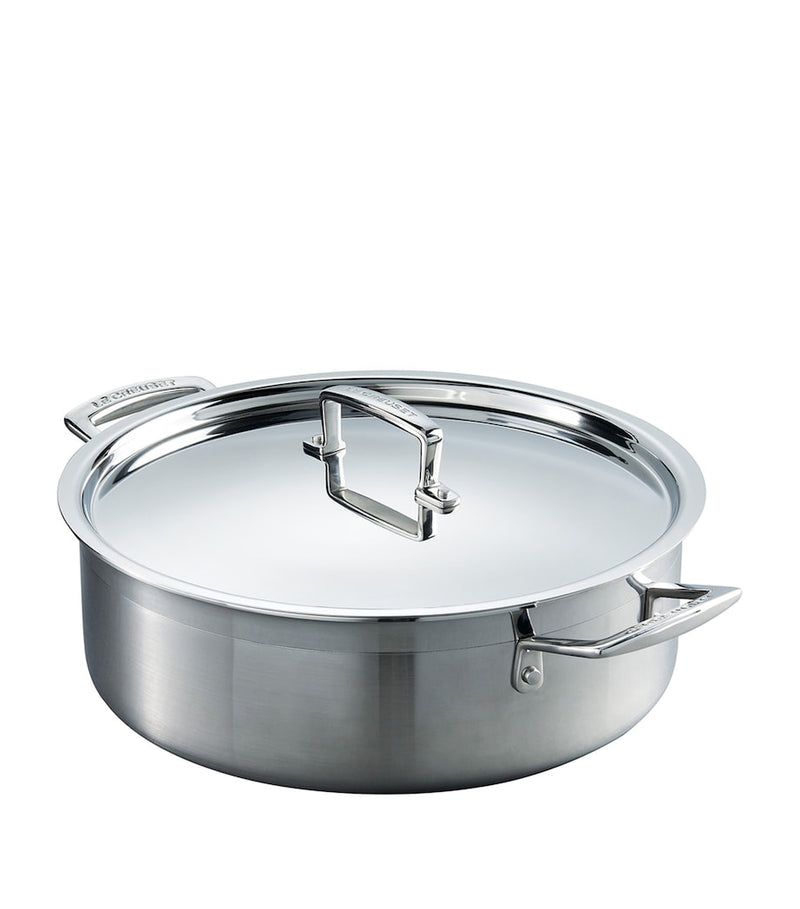 Le Creuset 3-ply stainless steel sauté pan 28cm, UK version