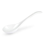 White ceramic soup spoon 27cm for hot pot dishes, UK version