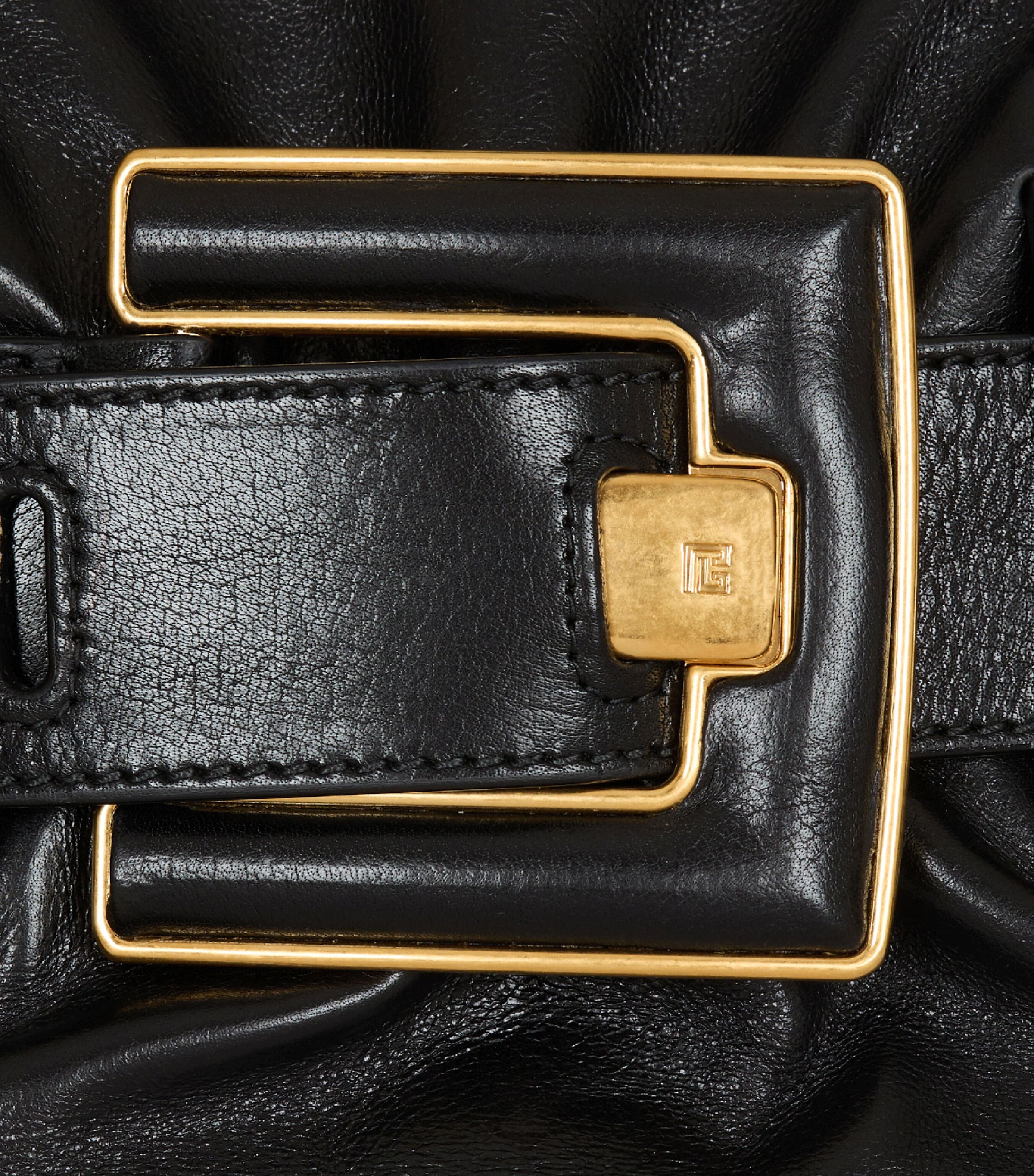 Balmain Anthem shoulder bag in buffalo leather, UK version