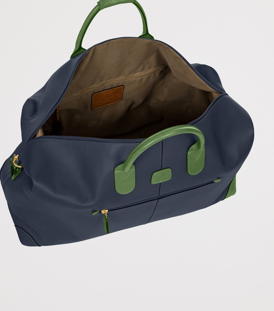 Bric's Leather Bellagio Holdall 46L, imported from the UK