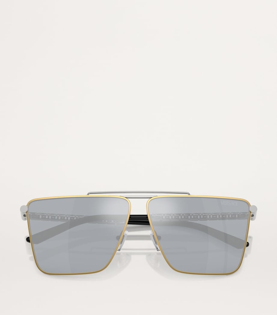 Versace metal sunglasses with UV protection, UK version