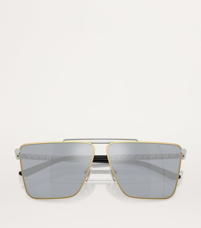 Versace metal sunglasses with UV protection, UK version