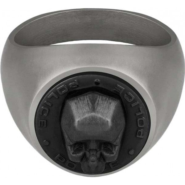Police silver mens ring (British brand)