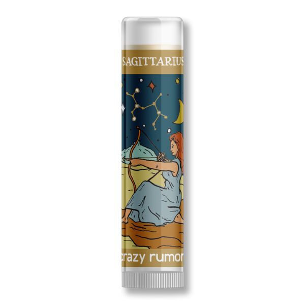 Crazy Rumors lip balm Sagittarius Fire Blend 4.5g, UK version