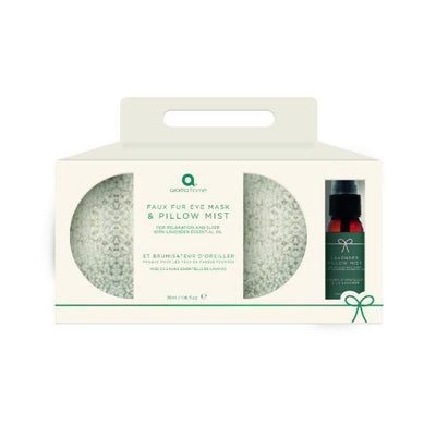Superdrug Aroma Home Cream Boucle Eye Mask & Lavender Pillow Spray 35ml- Buy online at McGrocer
