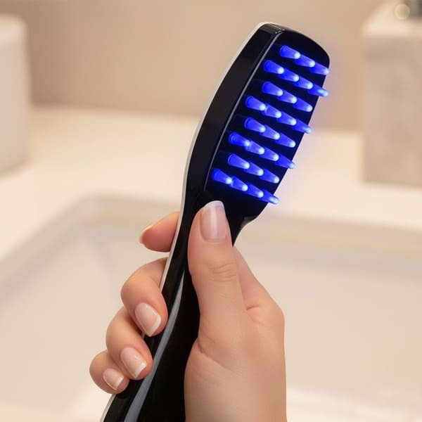 Ovey LED hair growth brush, imported from the UK