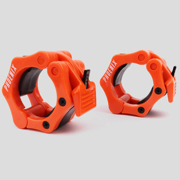Phoenix Fitness barbell clamp orange 2 inch - British product