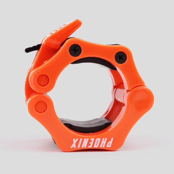 Phoenix Fitness barbell clamp orange 2 inch - British product