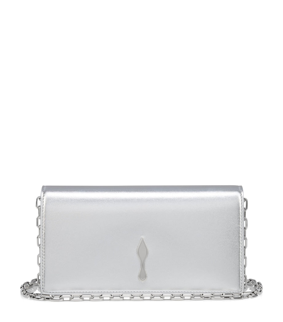 Christian Louboutin Bettina patent leather clutch bag (British brand)