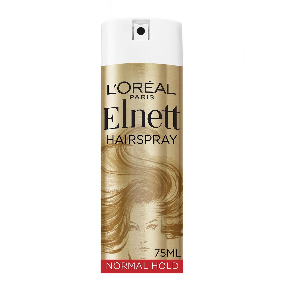 L'Oreal Hairspray by Elnett for Normal Hold & Shine 75ml Haircare & Styling Boots   