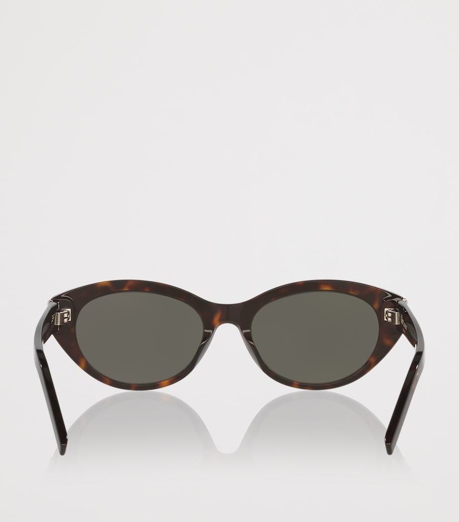 Saint Laurent round acetate sunglasses, imported from the UK