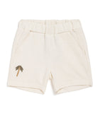 Donsje embroidered palm tree shorts for ages 0 months to 4 years - British product