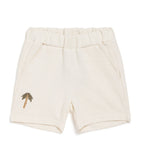 Donsje embroidered palm tree shorts for ages 0 months to 4 years - British product