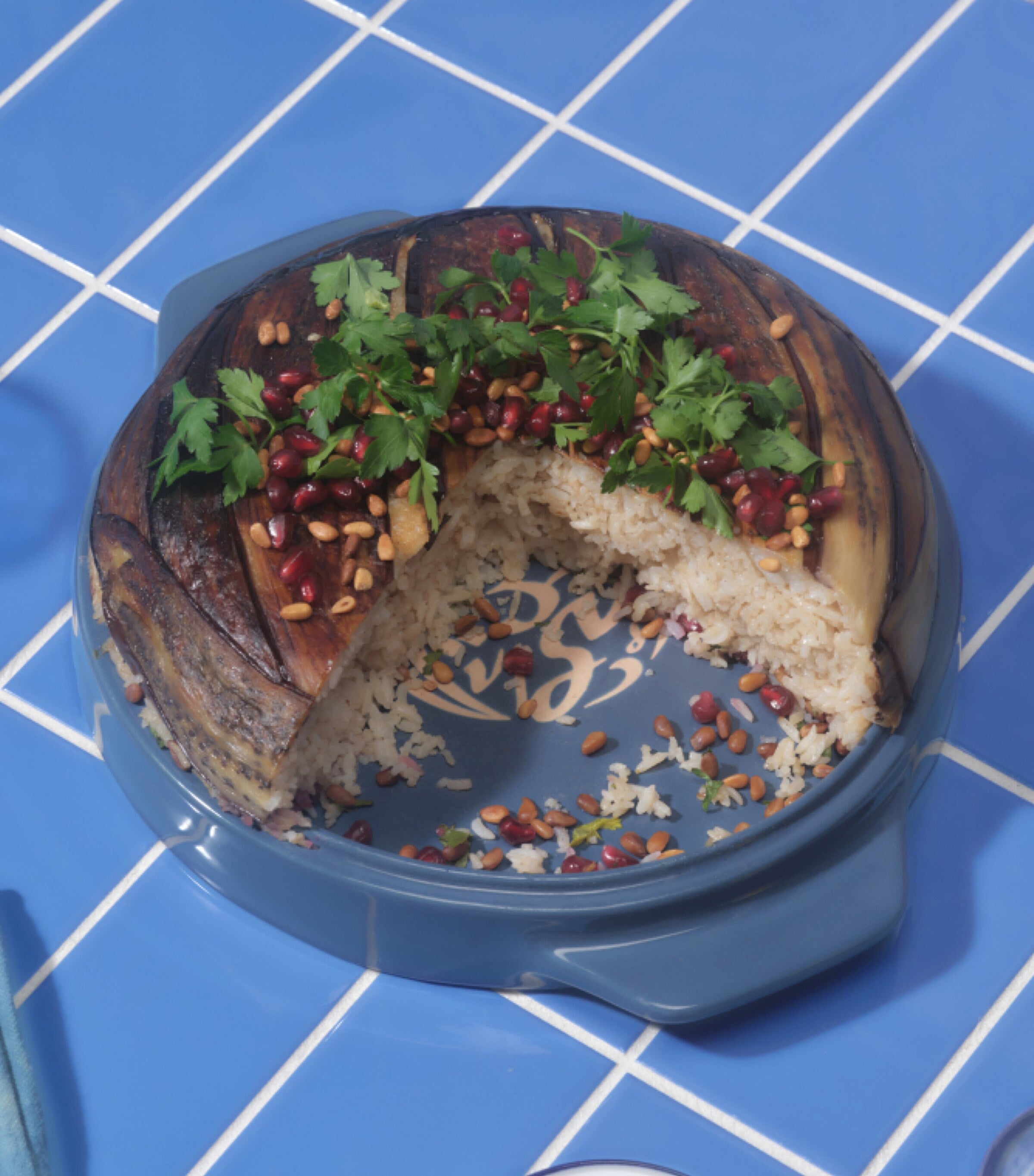 OUR PLACE stoneware flipping platter 32cm, imported from the UK