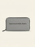 Burberry coated-canvas card case zip closure, imported from the UK