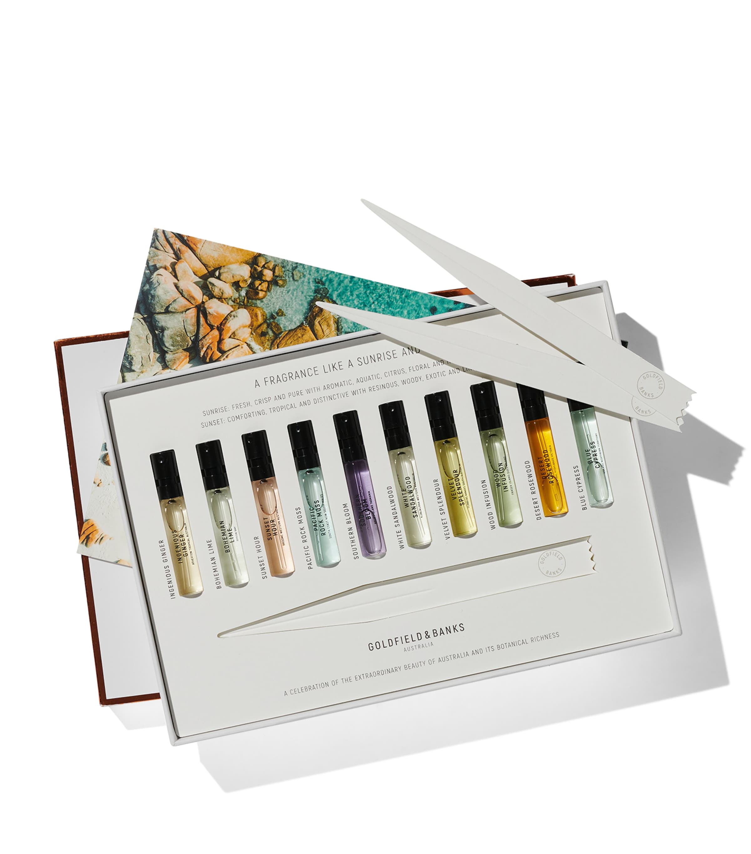 Goldfield Banks perfume discovery set 10 x 2ml, UK version