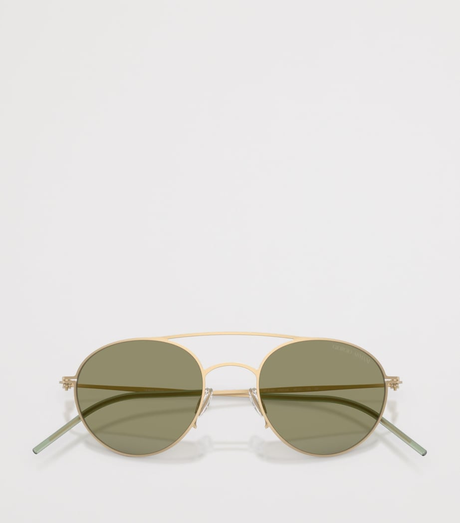 Giorgio Armani round metal sunglasses AR6169 (British brand)