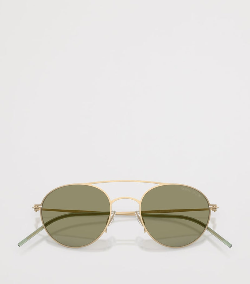 Giorgio Armani round metal sunglasses AR6169 (British brand)