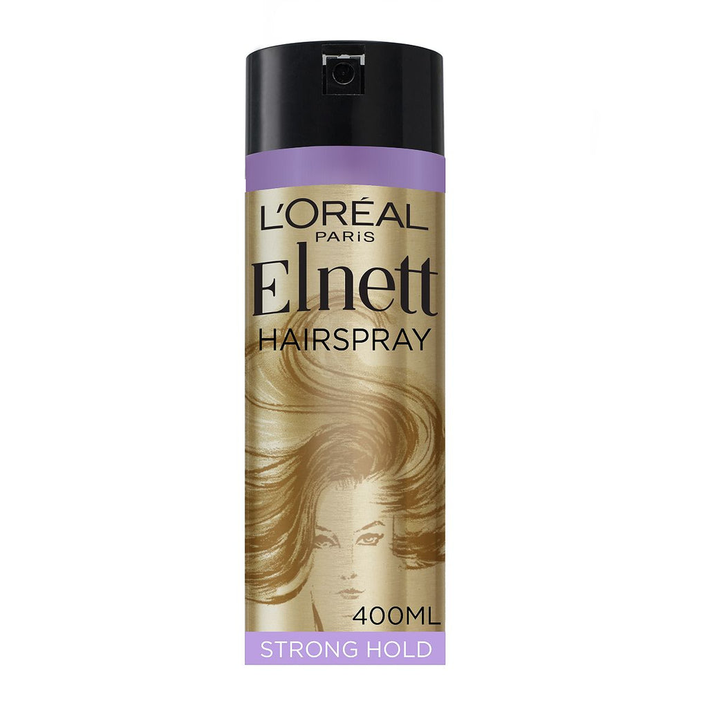 L'Oreal Hairspray by Elnett for Shine Dull Hair Strong Hold 400ml