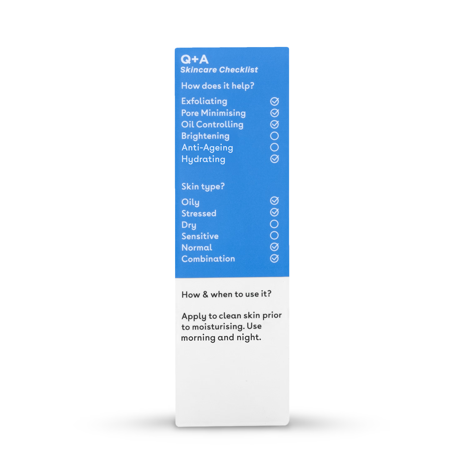 Q+A salicylic acid serum 30ml, UK version