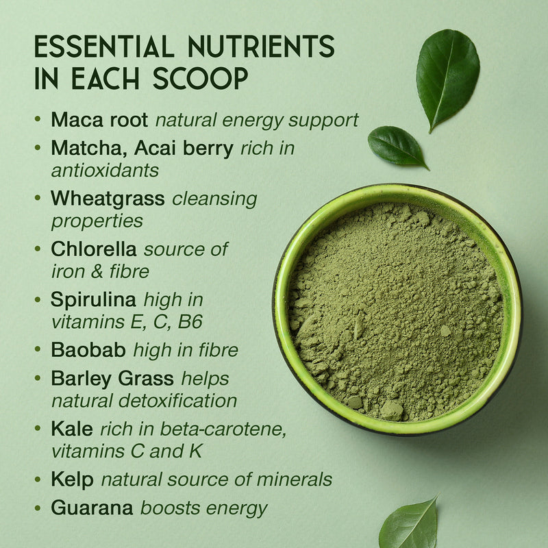 SuperSelf organic super greens powder 200g (British brand)