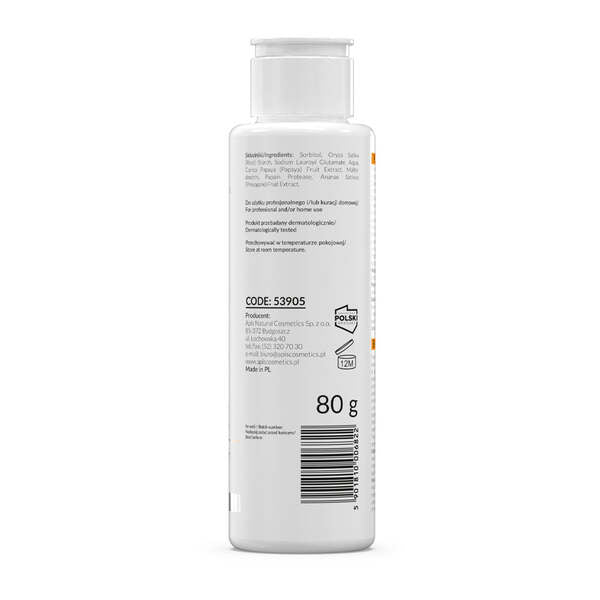 Apis enzymatic cleansing powder gentle exfoliation 80g (British brand)