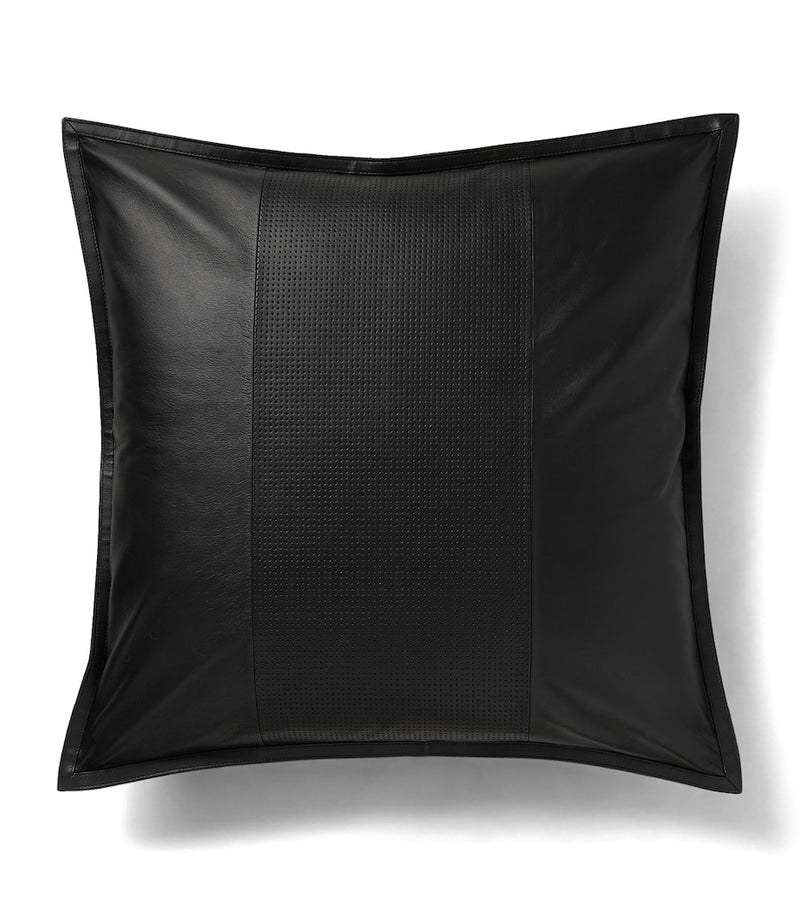 Ralph Lauren leather pierce throw pillow, imported from the UK