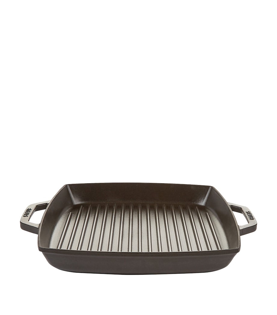 Staub square double handle grill pan 33cm - British product
