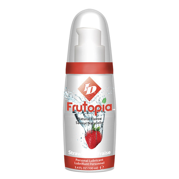 ID Frutopia strawberry lubricant 100ml pump, UK version