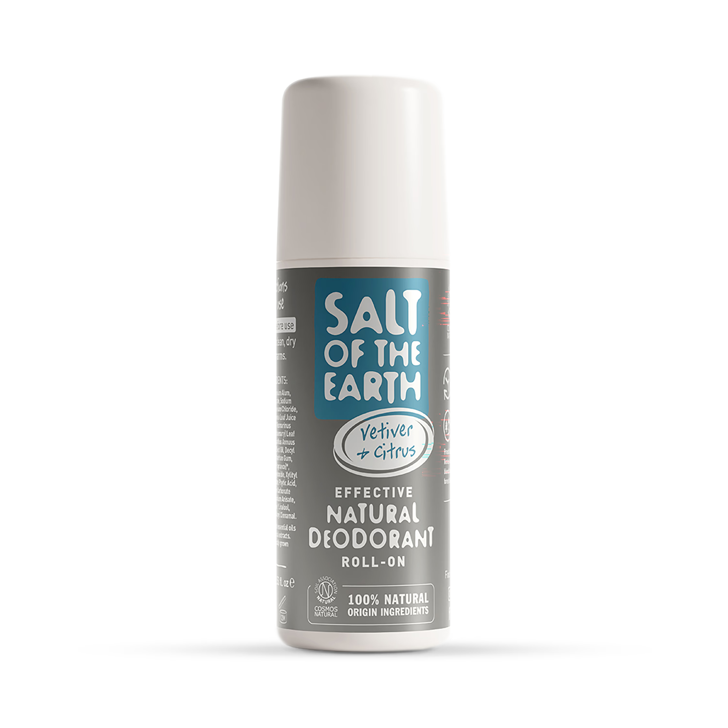 Salt of the Earth vetiver citrus natural deodorant roll-on 75ml, UK version