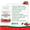 NaturesPlus organic cranberry supplement 500mg 60 capsules (British brand)