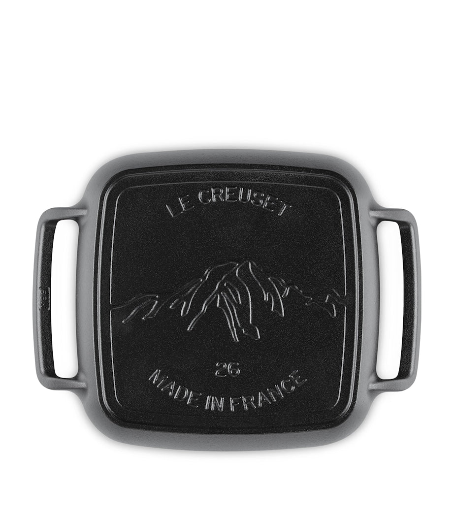 Le Creuset cast iron square BBQ grill 26cm, UK version