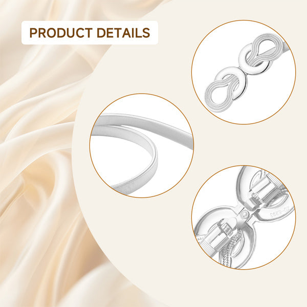 Livingandhome flexible Metall-Taillenkette 65cm, importiert aus Großbritannien